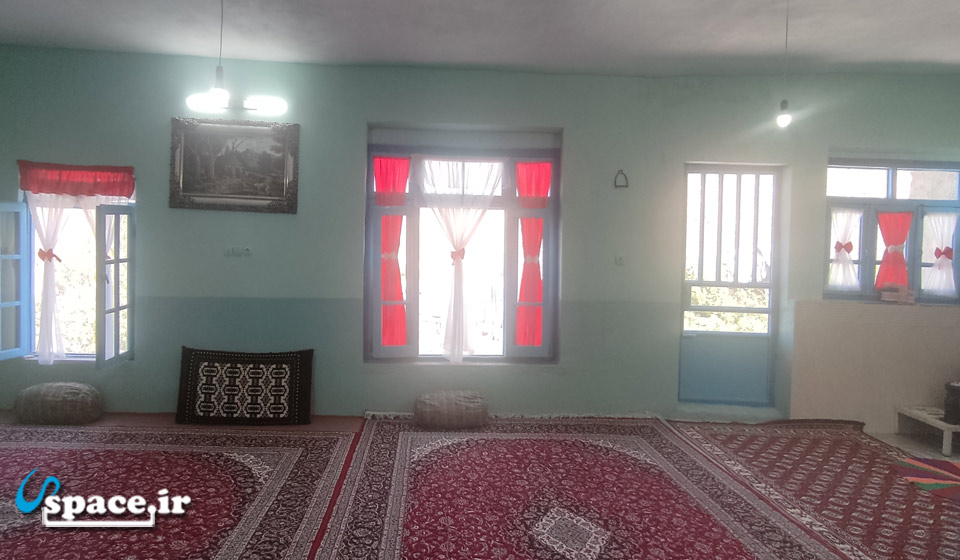 نمای داخلی خانه مسافر چیا - کلات نادری - روستای بابا رمضان